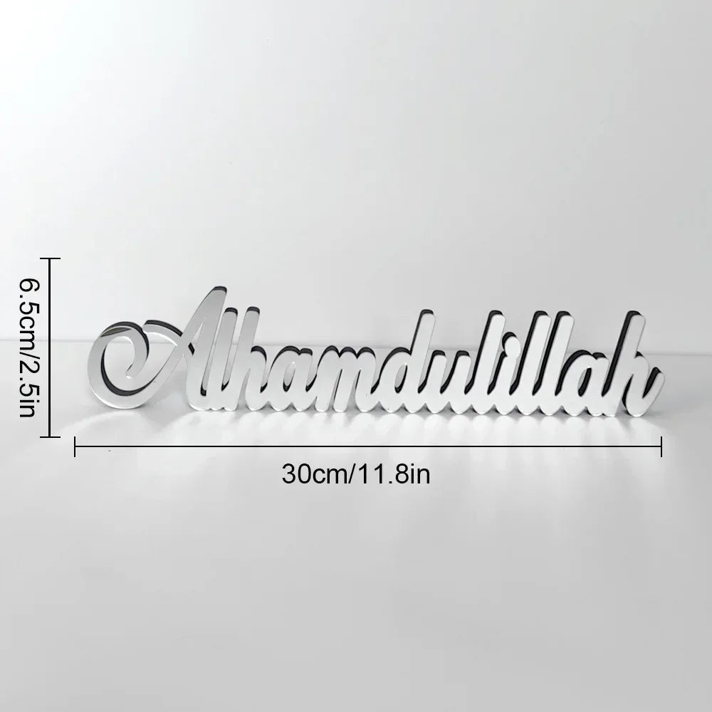 Décoration de Table en Acrylique et Bois