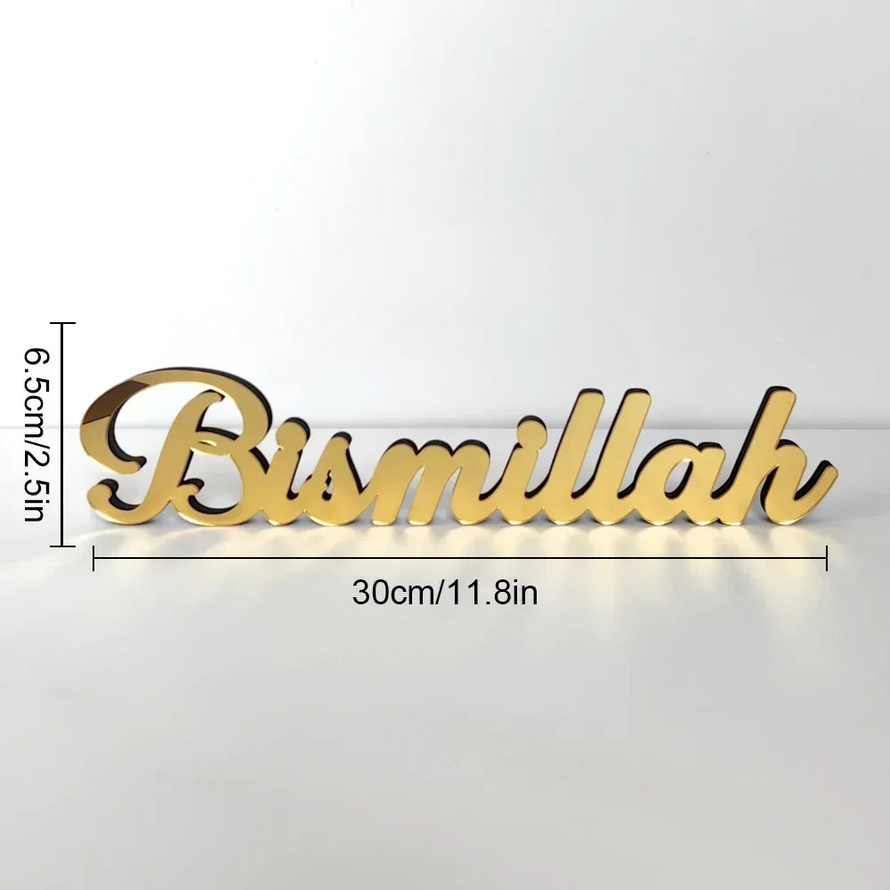 Décoration de Table en Acrylique et Bois