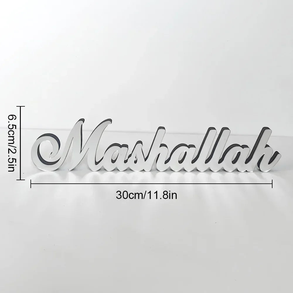 Décoration de Table en Acrylique et Bois