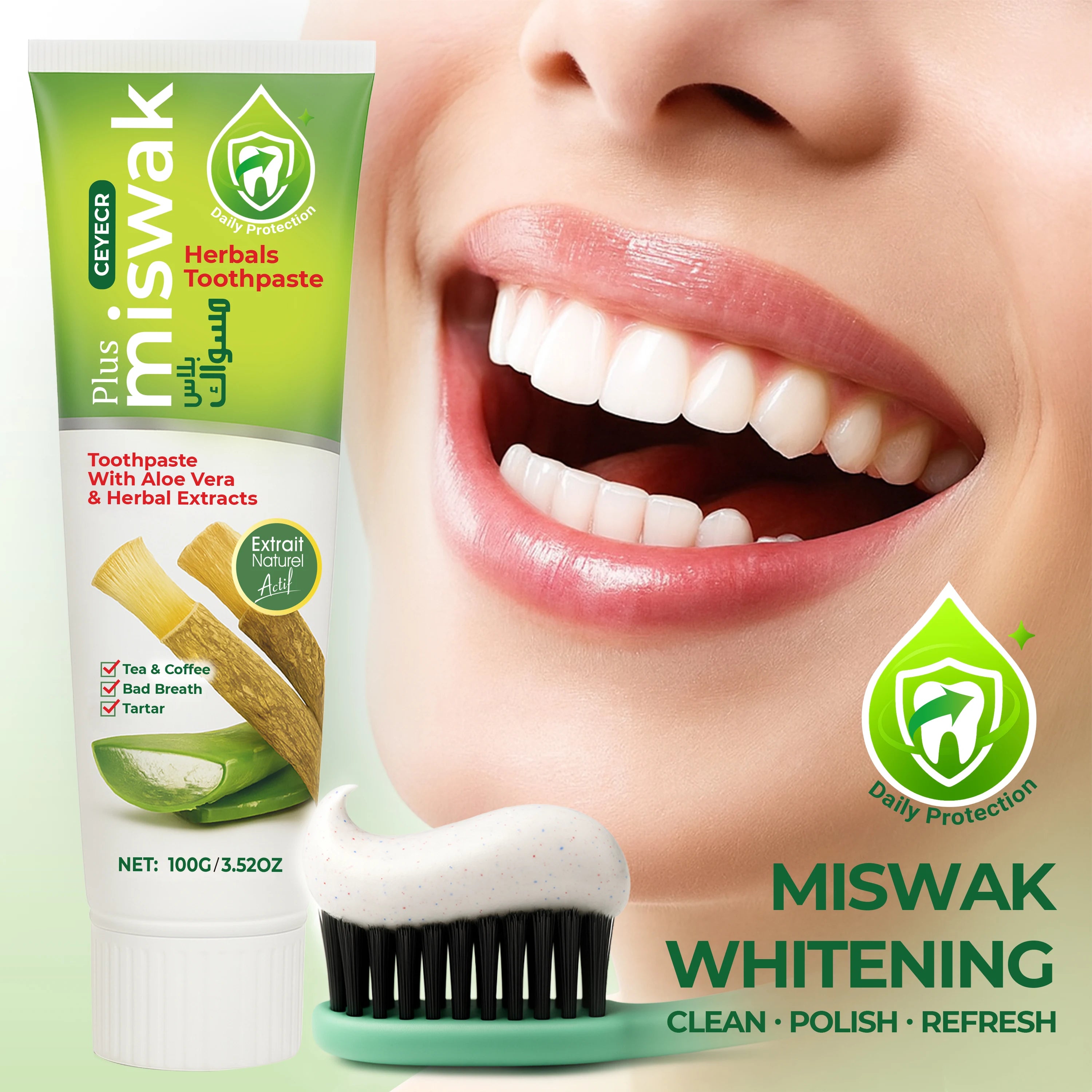 Dentifrice au Siwak - 100g