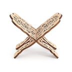 Porte-Quran Pliable en Bois – Décoration